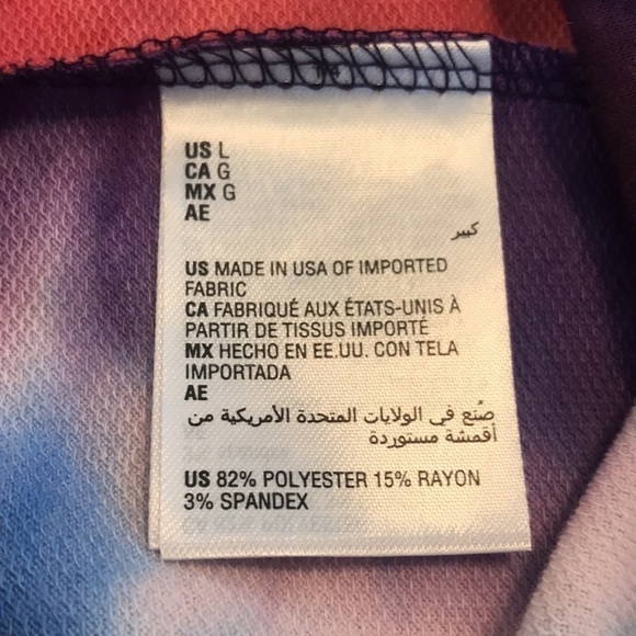 NWT Jenni Tie Dye Pajama Top - Picture 4 of 7